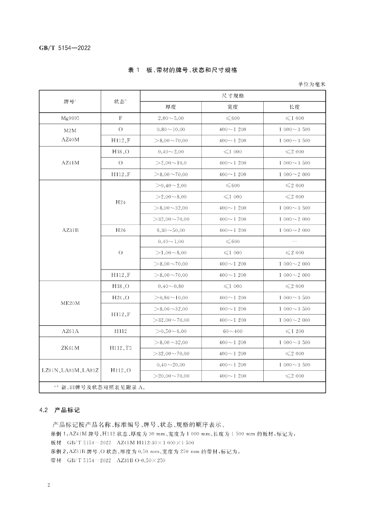 GB/T 5154-2022 标准预览