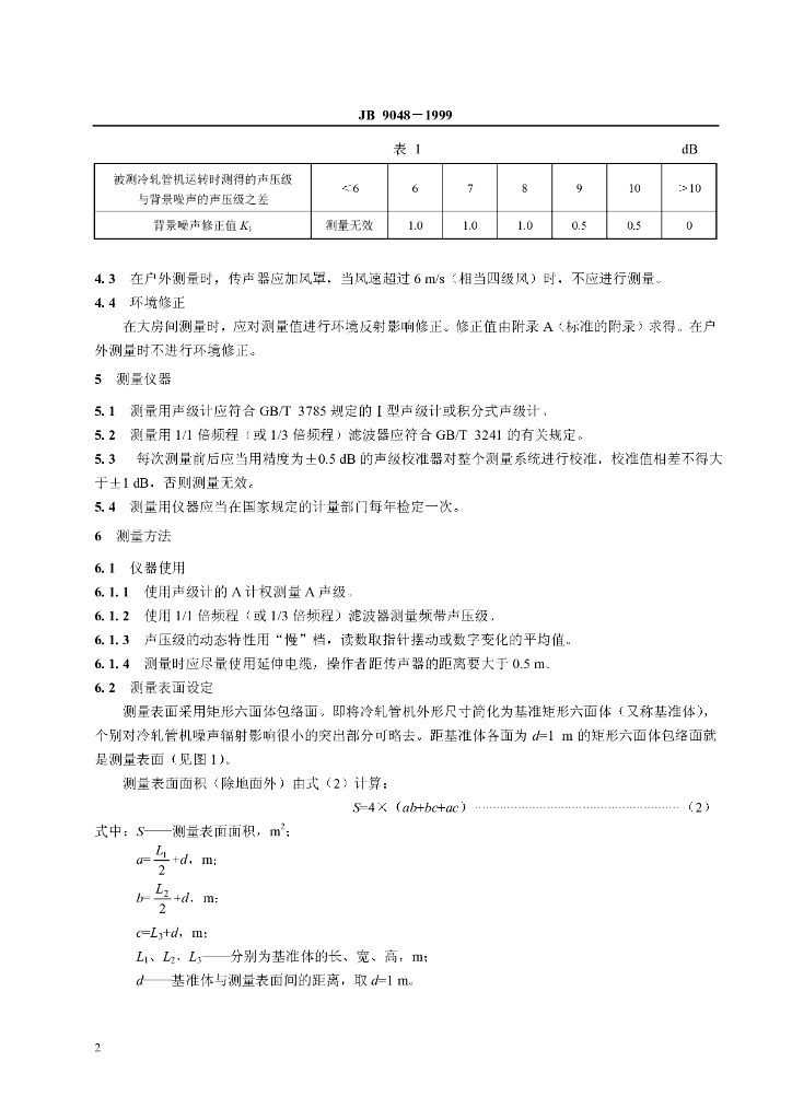 JB 9048-1999 标准预览