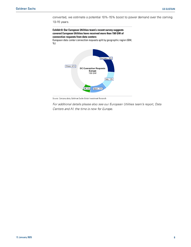 高盛：2025年人工智能与数据中心全球电力需求激增研究报告：五大驱动因素的上下行风险及可靠性投资顺风（英文版）_第9页