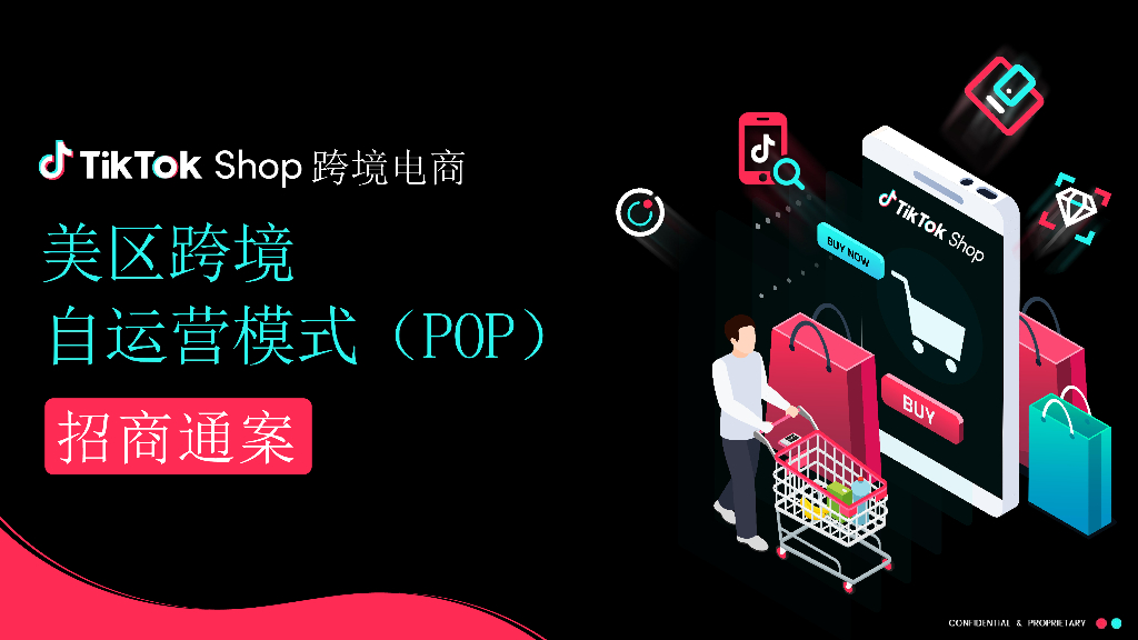TikTok Shop：2025年TikTok美区跨境自运营模式（P0P）招商通案