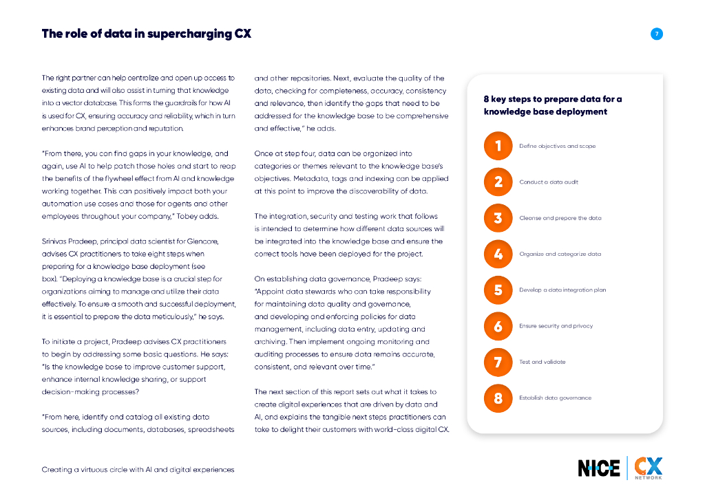 CX Network：2024年构建人工智能与数字体验的良性循环研究报告：数字客户体验、知识管理、数据和AI的关系探究（英文版）_第7页