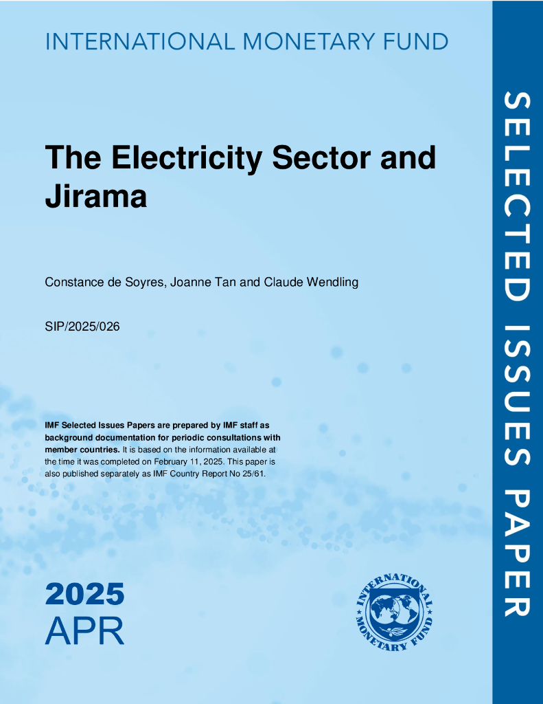 国际货币基金组织：电力部门和Jirama：马达加斯加共和国（英文版）