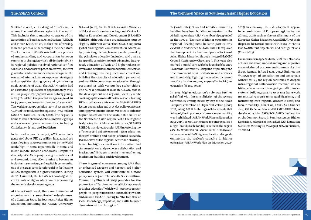 ASEAN东盟：2025年东南亚高等教育学生流动的未来：东盟内部奖学金计划的可能性报告（英文版）_第6页