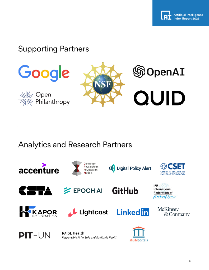 斯坦福大学：2025年人工智能指数报告（英文版）_第9页