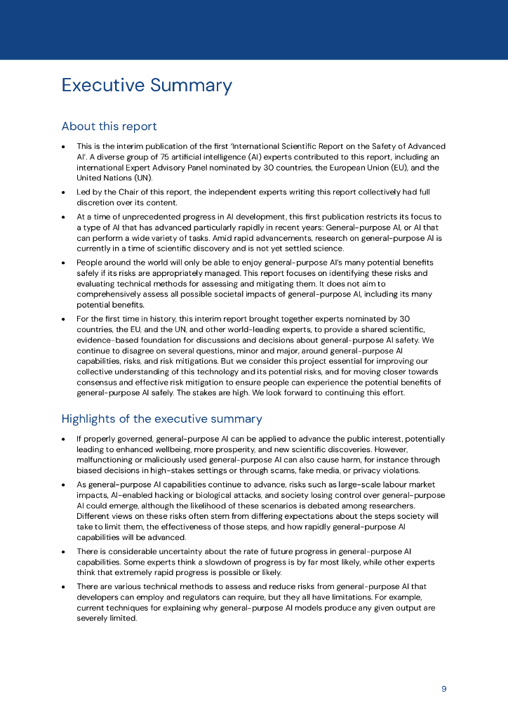 Crown copyright：2025年关于先进人工智能安全性的国际科学报告（英文版）_第9页