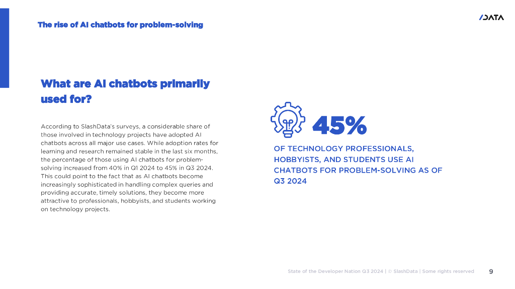 SlashData：2024年问题解决型人工智能聊天机器人的兴起研究报告（英文版）_第9页