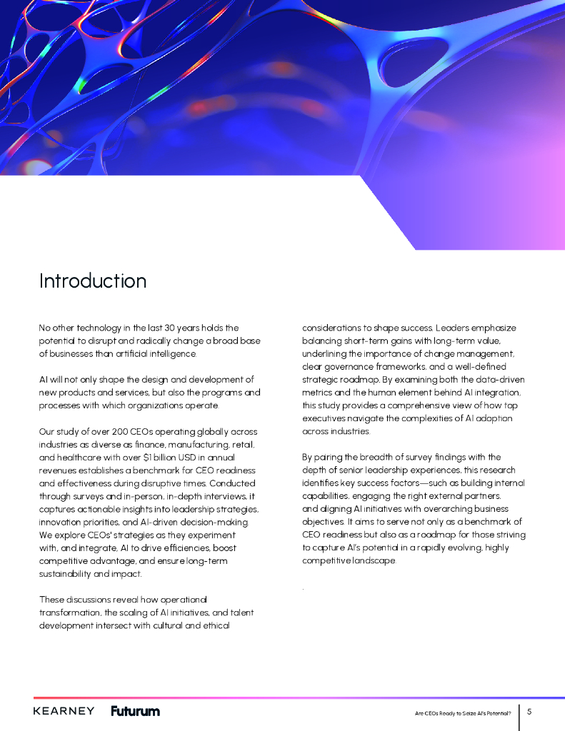 科尔尼：2025年CEO对人工智能潜力开发的就绪度研究报告：开拓价值创造而非破坏之路（英文版）_第6页