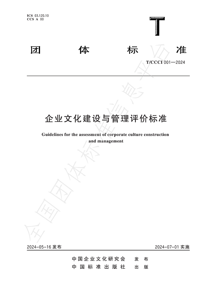 T/CCCI 001-2024 标准预览