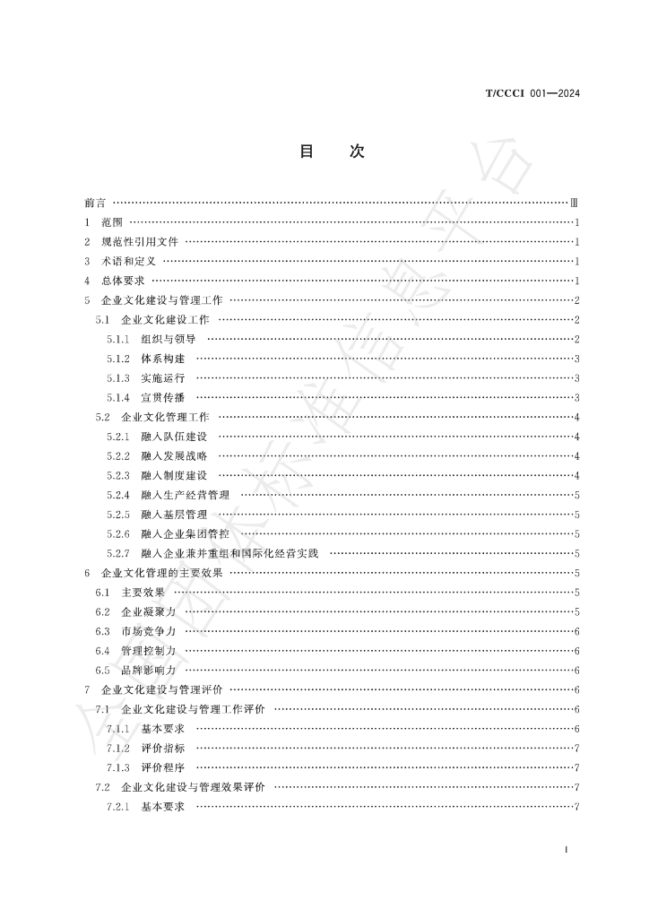 T/CCCI 001-2024 标准预览