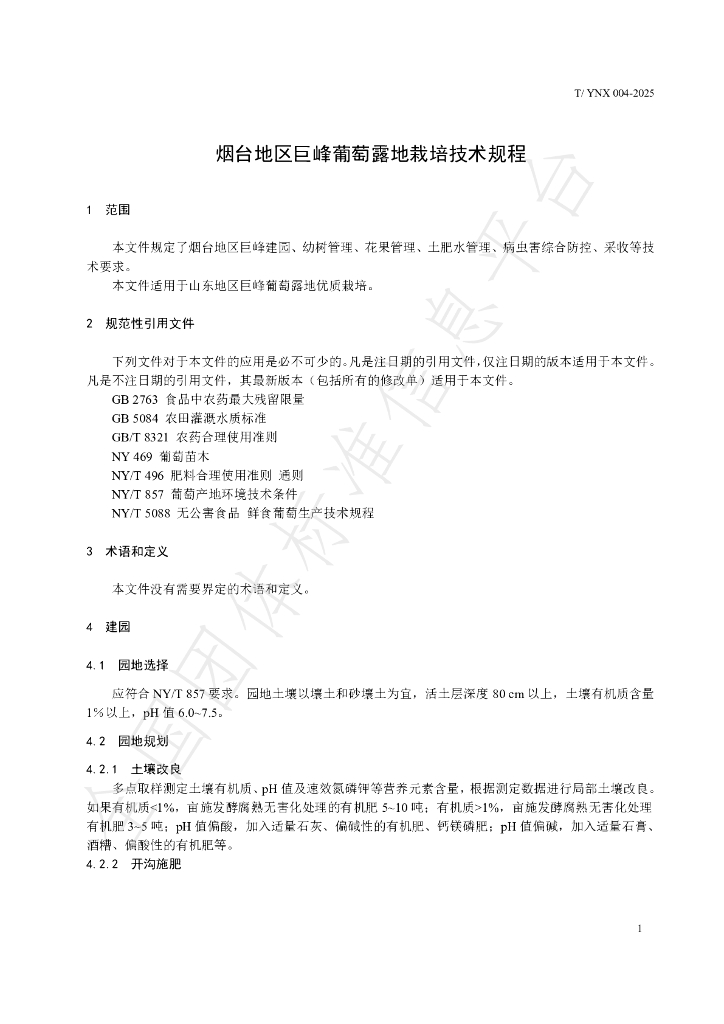 T/YNX 004-2025 标准预览