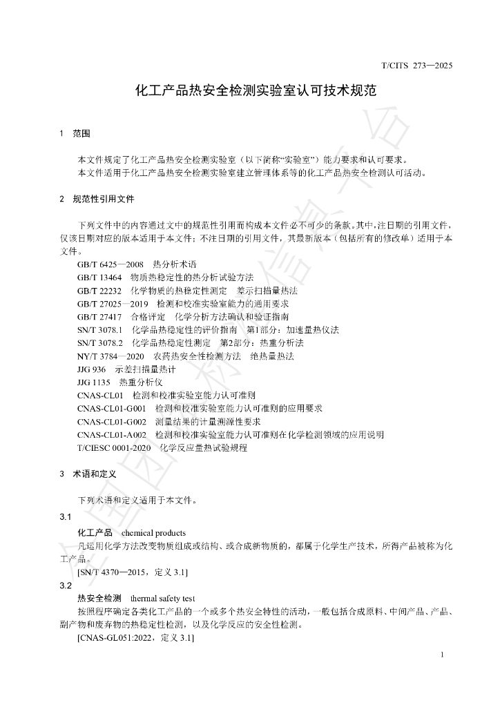 T/CITS 273-2025 标准预览
