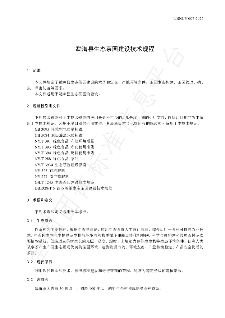 T/BNCY 007-2025 标准预览