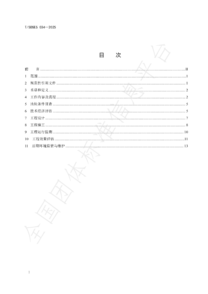 T/SDSES 034-2025 标准预览