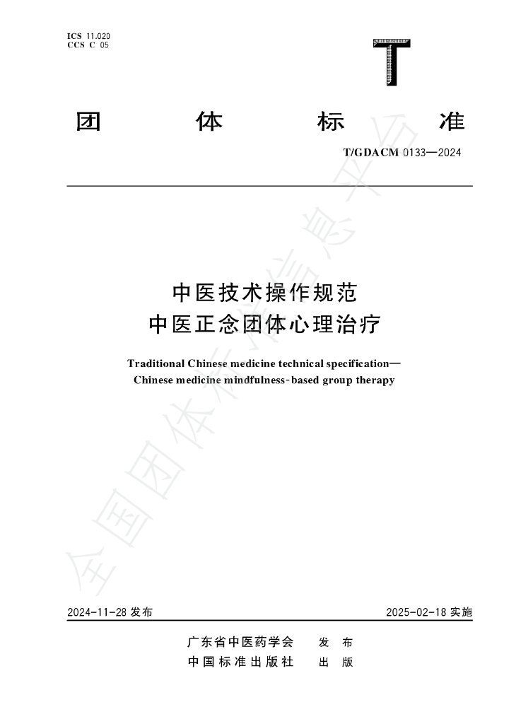 T/GDACM 0133-2024 标准预览