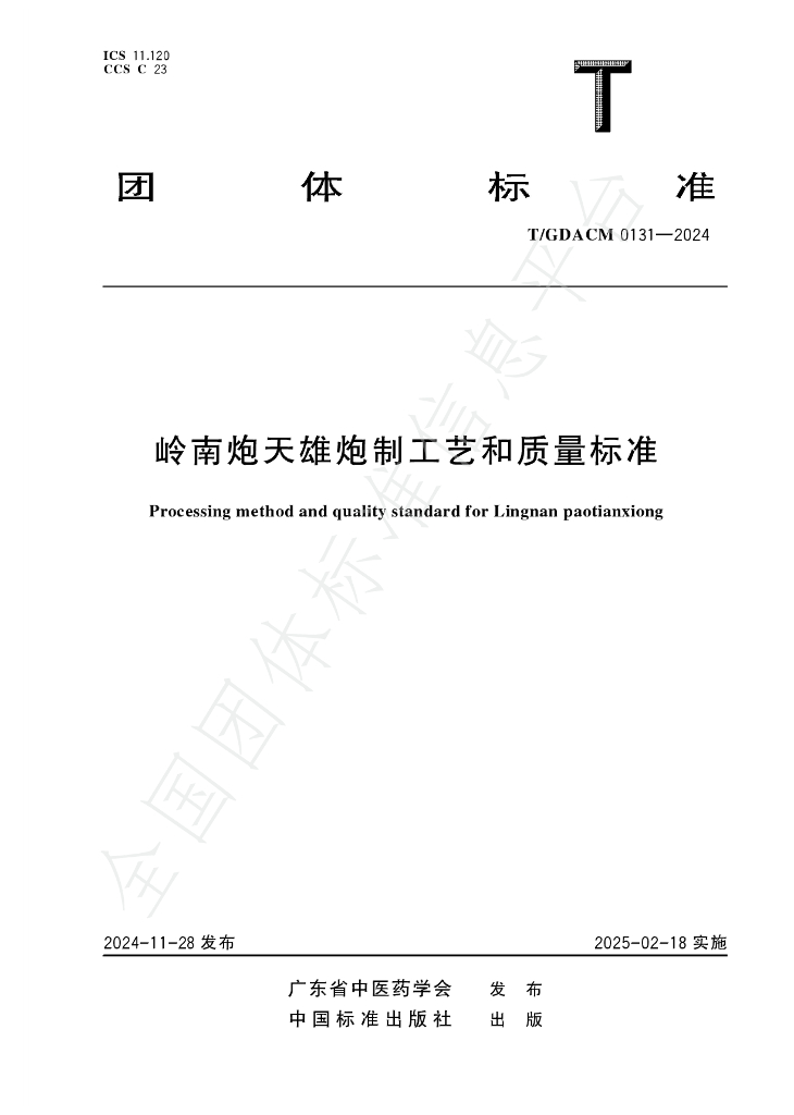 T/GDACM 0131-2024 标准预览