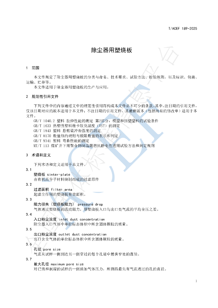 T/ACEF 189-2025 标准预览