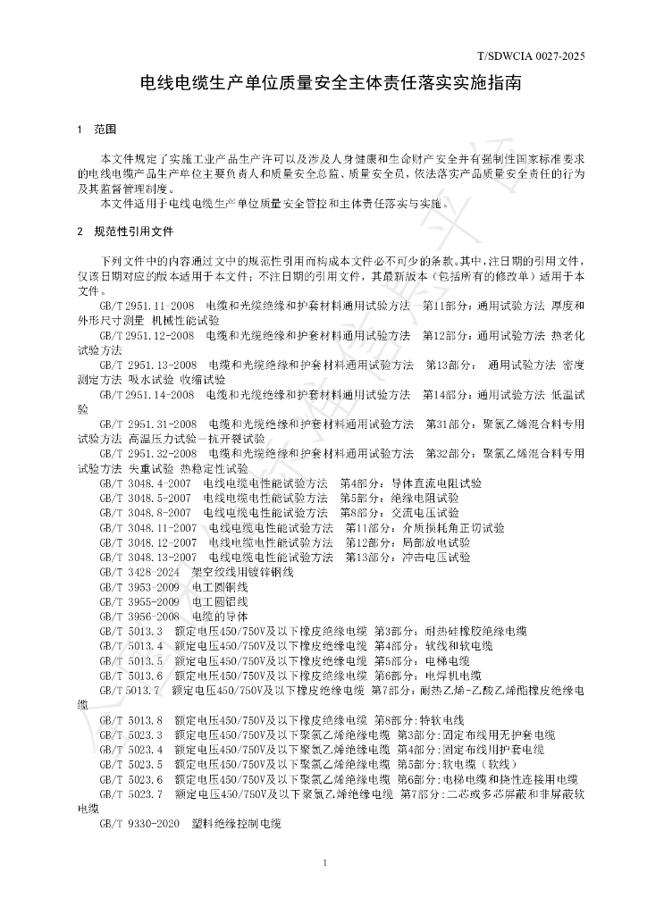 T/SDWCIA 0027-2025 标准预览