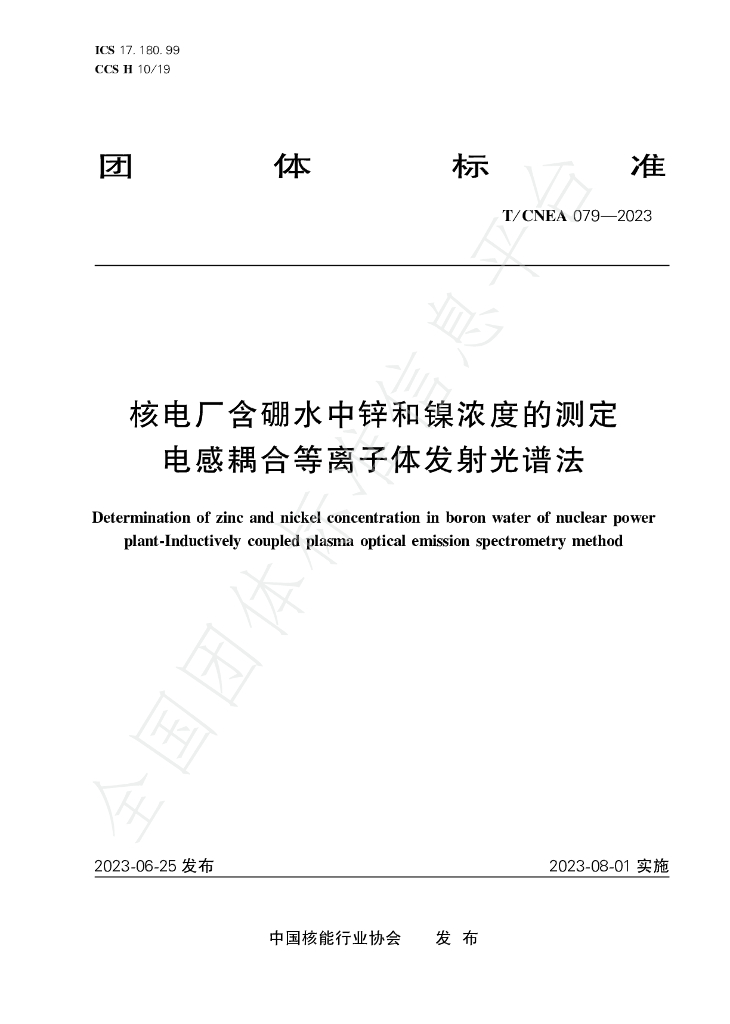 T/CNEA 079-2023 标准预览