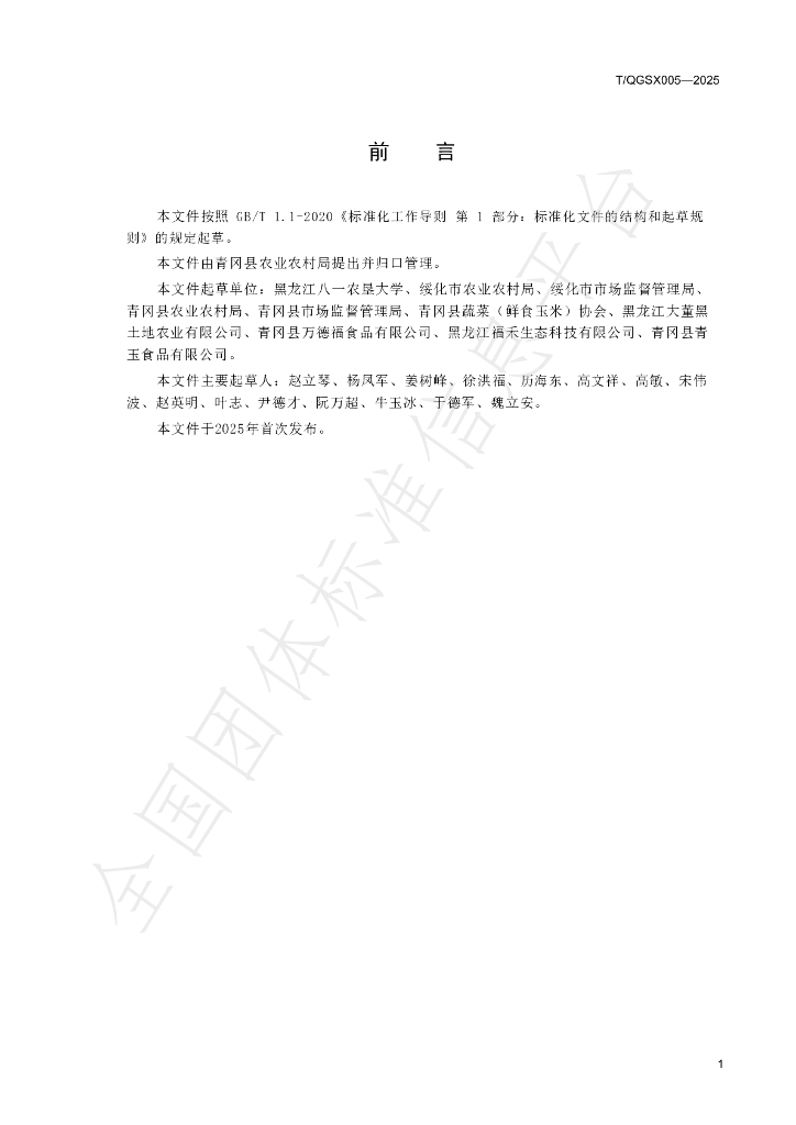 T/QGSX 005-2025 标准预览