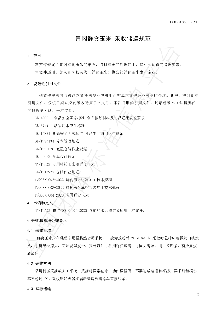 T/QGSX 005-2025 标准预览