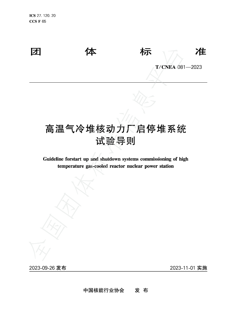 T/CNEA 081-2023 标准预览