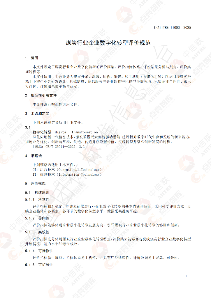 T/AIITRE 11003-2025 标准预览
