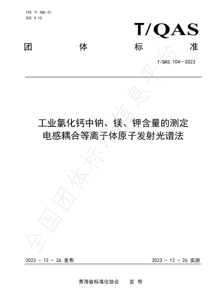 T/QAS 104-2023 标准预览