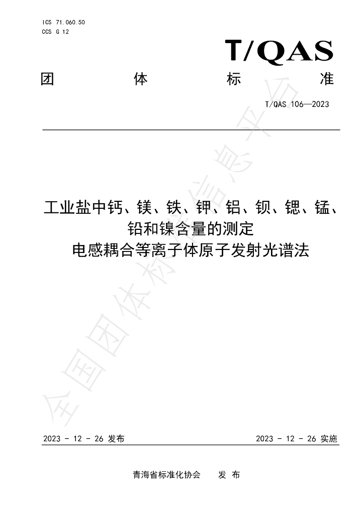 T/QAS 106-2023 标准预览