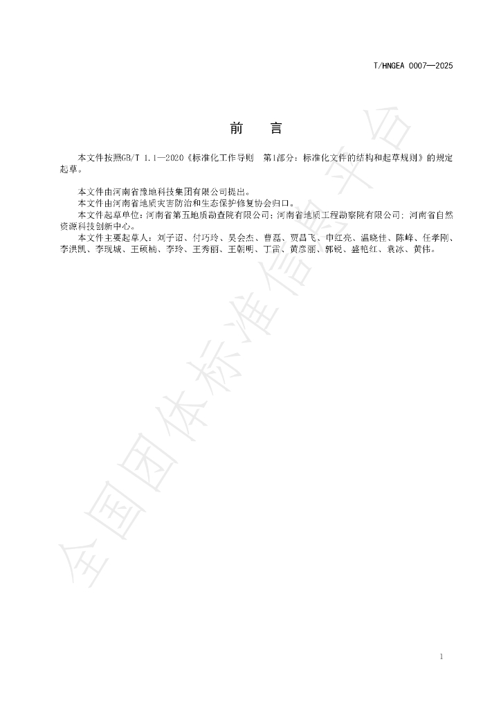 T/HNGEA 0007-2025 标准预览