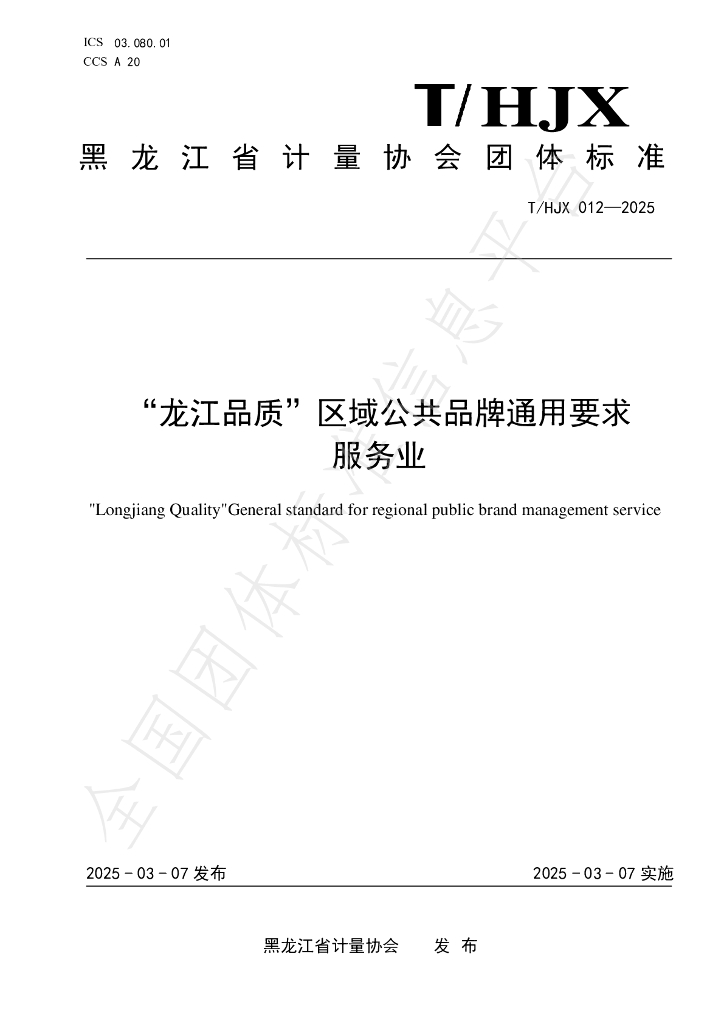 T/HJX 012-2025 标准预览