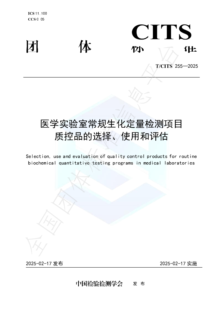 T/CITS 255-2025 标准预览