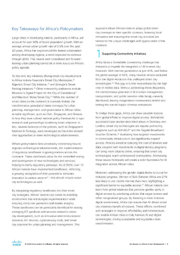 思科&卡内基梅隆大学：2024年人工智能对非洲城市发展的影响报告：智慧城市愿景（英文版）_第9页