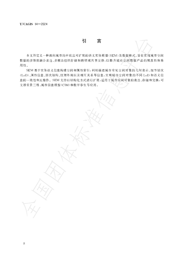 T/CAGIS 14-2024 标准预览