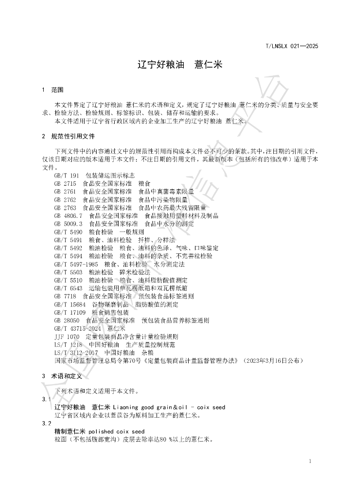 T/LNSLX 021-2025 标准预览