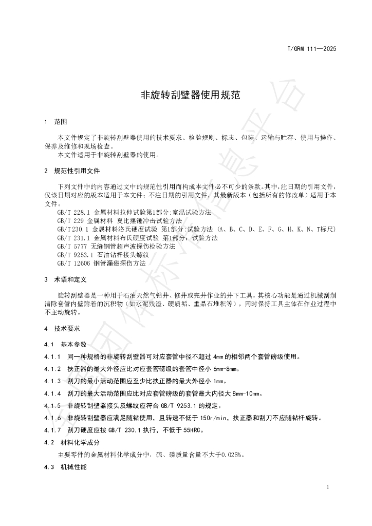 T/GRM 111-2025 标准预览