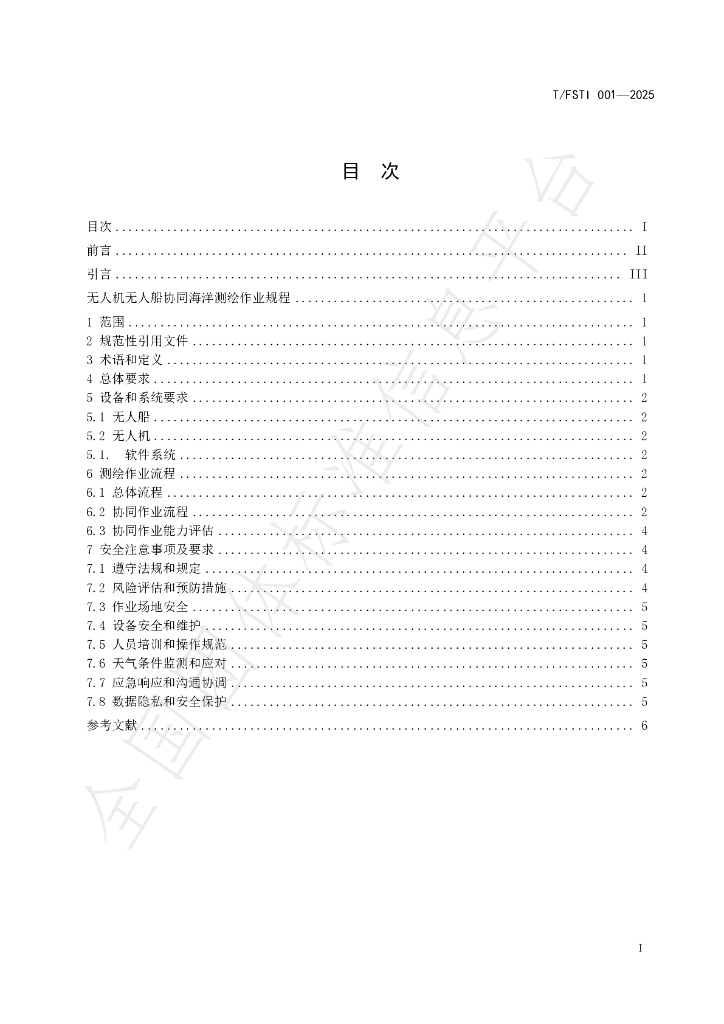 T/FSTI 001-2025 标准预览