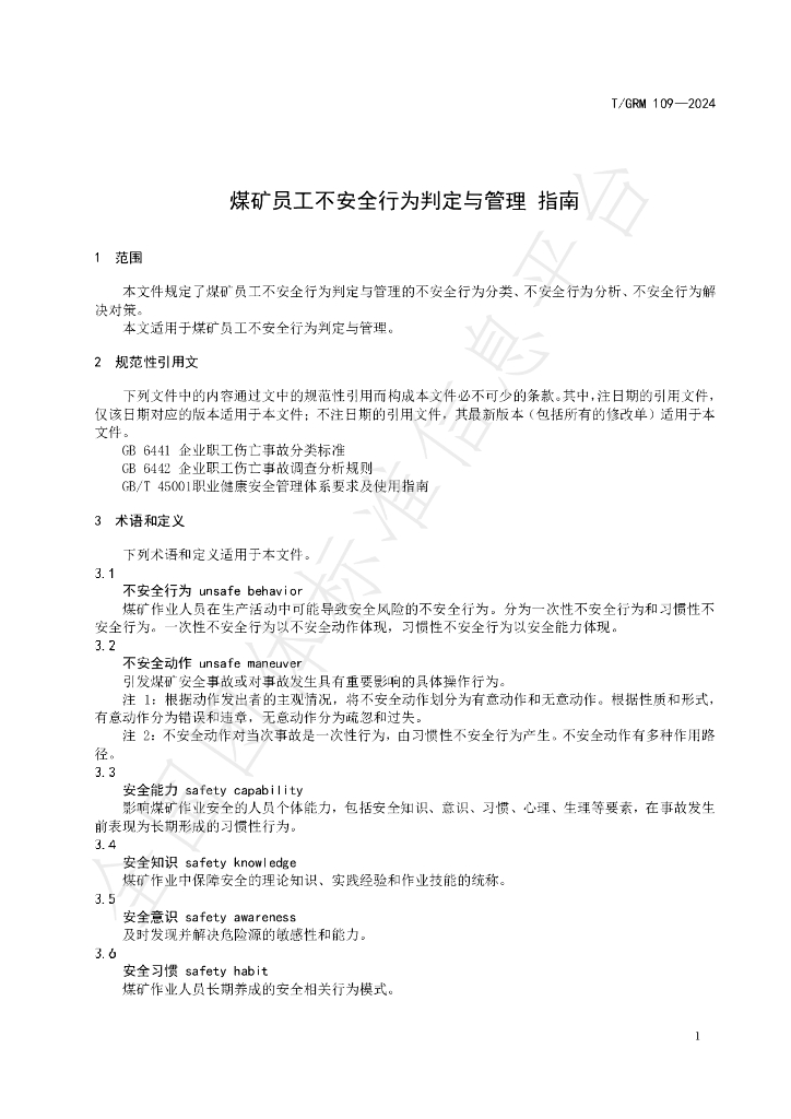 T/GRM 109-2024 标准预览