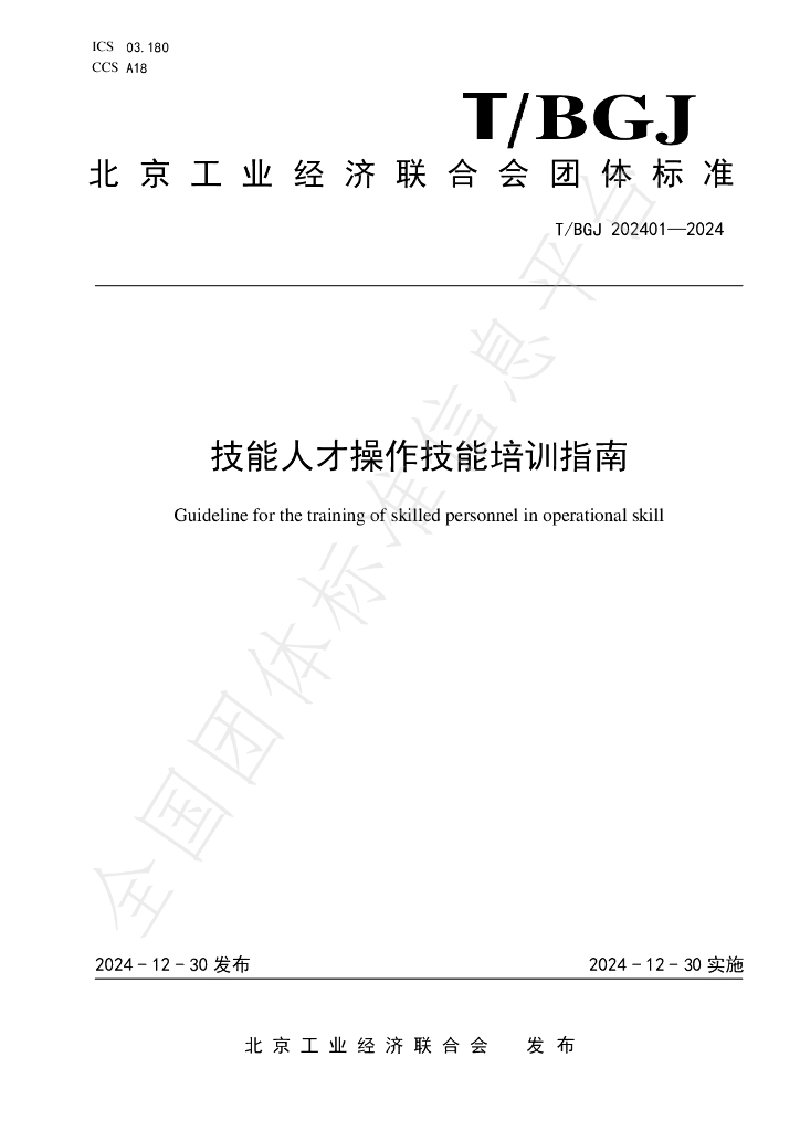 T/BGJ 202401-2024 标准预览
