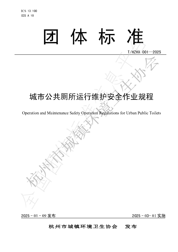 T/CTHDESA T/HZHX-001-2025 标准预览