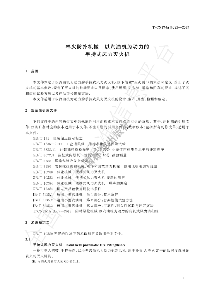 T/CNFMA B032-2024 标准预览