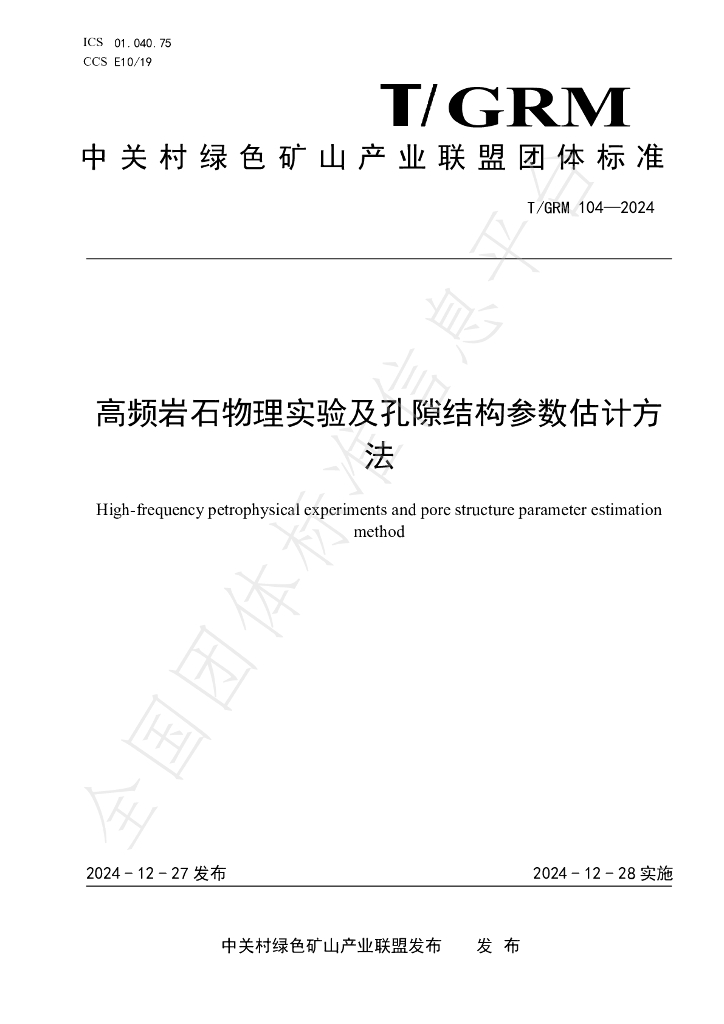 T/GRM 104-2024 标准预览