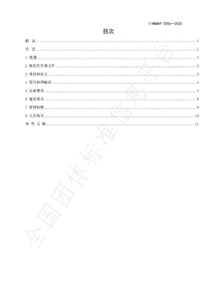 T/HNQAP 0006-2025 标准预览
