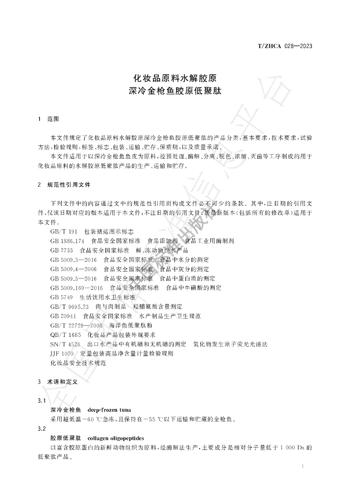 T/ZHCA 028-2023 标准预览