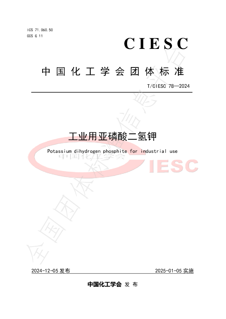 T/CIESC 78-2024 标准预览