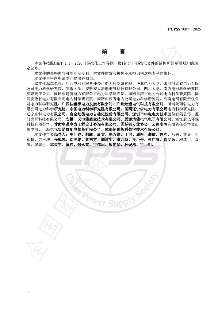 T/CPSS 1001-2025 标准预览