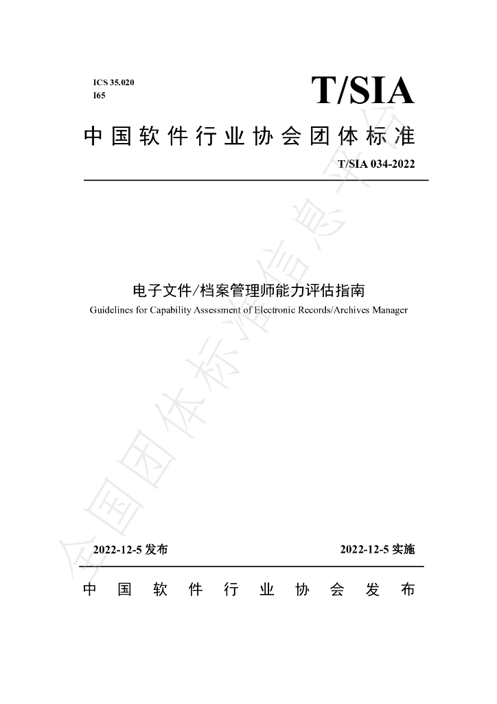 T/SIA 34-2022 标准预览