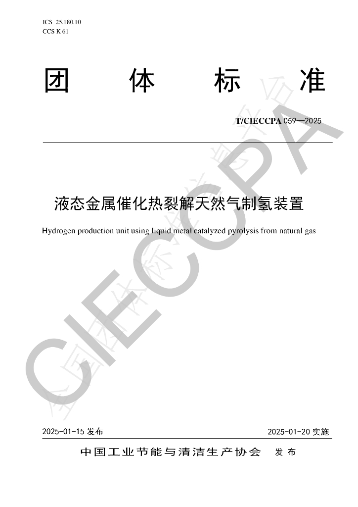 T/CIECCPA 059-2025 标准预览