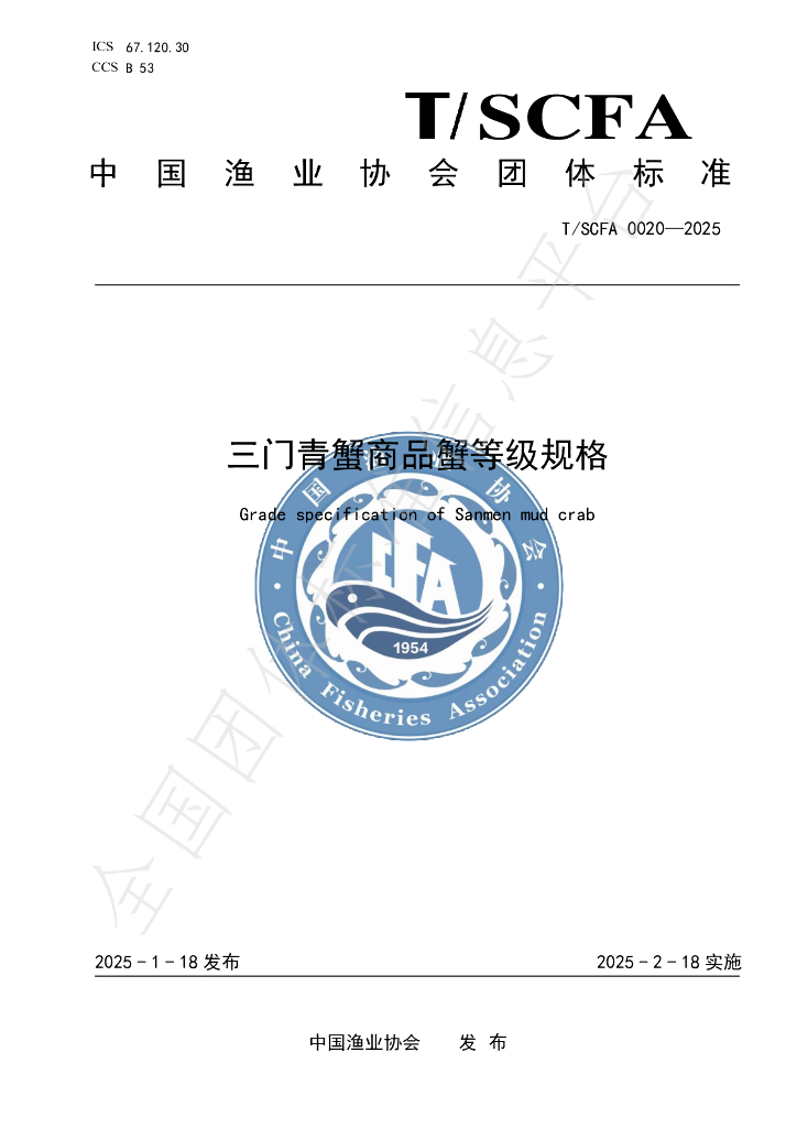 T/SCFA 0020-2025 标准预览