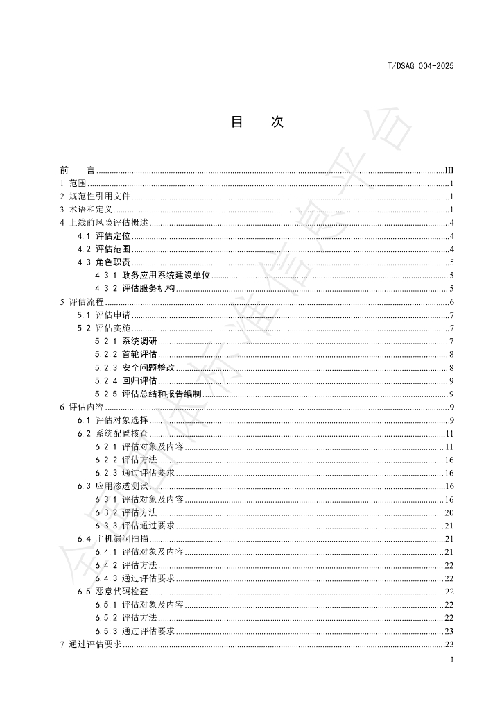 T/DSAG 004-2025 标准预览