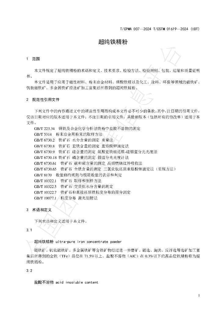 T/CCPMA 007-2024 标准预览